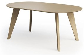 Jedálenský stôl s doskou v dubovom dekore v prírodnej farbe 100x180 cm Lago – TemaHome