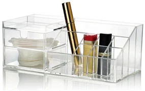 Kosmetický organizér BEA 24x9x12 cm čirý