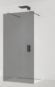 Sprchová zástena Walk-in 80 cm SAT vo farbe profilu Gun metal SATBWI80KSZAVGM
