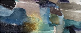 Obraz - Akvarelová abstrakcia (120x50 cm)