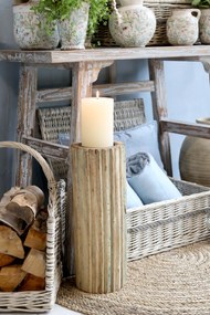 Chic Antique Prútený kôš s vekom French M