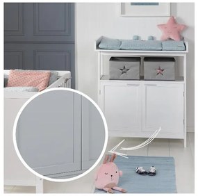 roba Prebaľovacia komoda Hamburg (2 dvere, biela)  (100397090)