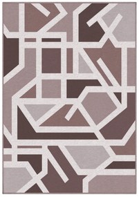 GDmats koberce Dizajnový kusový koberec Labyrint od Jindřicha Lípy - 140x200 cm