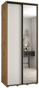 Skriňa 45 Canaris 3 140 artisan/biela/čierna