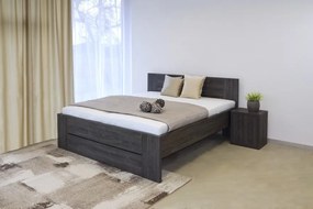 Ahorn LORANO - moderná lamino posteľ s deleným čelom 140 x 200 cm, lamino