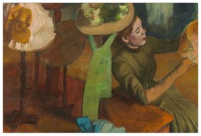 Obraz - Edgar Degas, The Millinery Shop, reprodukcia (90x60 cm)