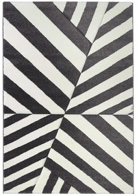 Koberce Breno Kusový koberec VEGAS HOME / PASTEL ART 23/GVG, čierna, viacfarebná,140 x 200 cm