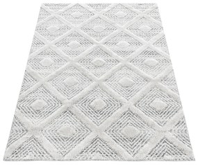 Ayyildiz Kusový koberec PISA 4707, Sivá Rozmer koberca: 60 x 110 cm