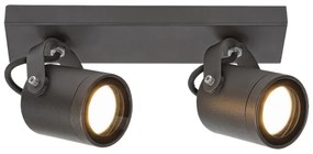 Rabalux - Vonkajšie nástenné bodové svietidlo 2xGU10/35W/230V IP44