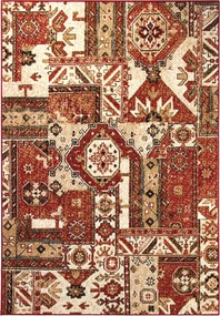 Sintelon, Kusový koberec Practica A2 / CEC, 200x300, červená, chodba / predsieň