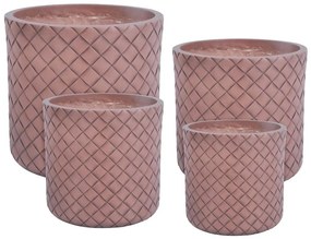 Kvetináč LT14743-4S 24x24x24 hrdza P264