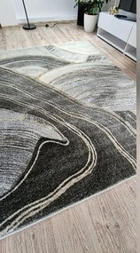 Abstraktný koberec Rio 936A v sivo-béžovej kombinácii Rozmer: 60x100 cm
