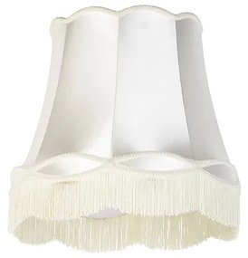 Hodvábny tienidlo krémové 45 cm - Granny