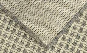 Oriental Weavers, Kusový koberec Sisalo / DAWN 2822 / W71I – na von aj na doma, 133x190, šedá, chodba / predsieň