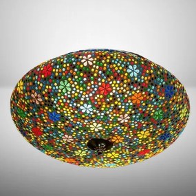 Mosaic stropná lampa stropnica orient Melon KVETY Ø38
