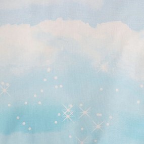 Modré/ružové detské obliečky na jednolôžko 135x200 cm Ombre Rainbow Clouds – Catherine Lansfield