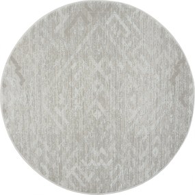 My Flair, Kusový koberec My Type 2 CA60010 creme kruh, 120x120 (priemer) kruh, béžová, chodba / predsieň