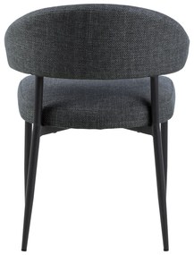 Jídelní židle Edina tmavě šedá