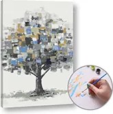 Maľovanie podľa čísel STROM V HMLE