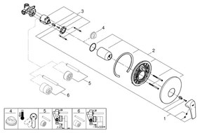 GROHE 29116000 - sprchová batéria START FLOW, lesklý chróm