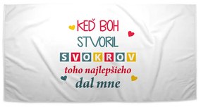 Sablio Uterák Keď Boh stvoril svokrov - 30x50 cm