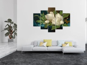 Obraz - Martin Johnson Heade, Giant Magnolias on a Blue Velvet Cloth, reprodukcia (150x105 cm)