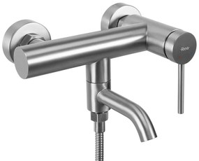 Rea Clif, vaňová batéria s ručnou sprchovou súpravou, oceľová, REA-B6874