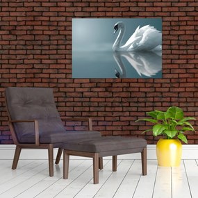 Obraz - Biela labuť (90x60 cm)