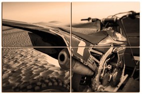 Obraz na plátne - Moto freestyle 1124FD (90x60 cm)