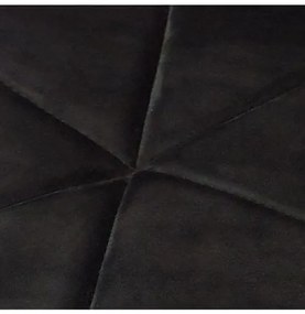 Bestent Jedálenská stolička zamatová čierna CARBON