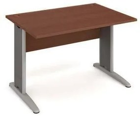 Kancelársky stôl Cross, 120 x 80 x 75,5 cm, rovné vyhotovenie, dezén orech