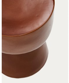 Keramický okrúhly záhradný odkladací stolík ø 36 cm Mesquida – Kave Home