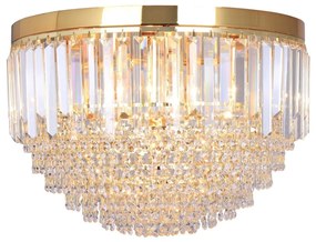 Zuma Line FC19003/7 - Stropné svietidlo CHARLOTTE 7xE14/40W/230V pr. 50 zlatá