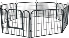 Kovová klietka pre šteniatka a malé zvieratá 80x60 cm,Ø210cm