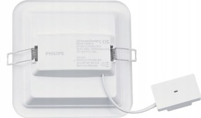 LED panel zapustený štvorcový Philips 12W 1200lm 4000K - biela