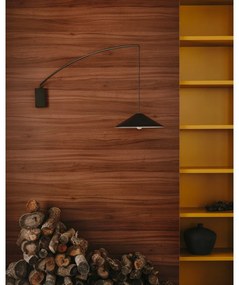 Čierne nástenné svietidlo ø 35 cm Kally – Kave Home