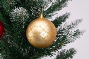 Sada vianočných závesných dekorácií MARIEN zlatá / červená (70 ks)