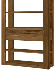 Regál Velvet II 18 125 cm z masivu dub Rustikal