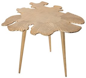 Dizajnový konferenčný stolík Lance 57 cm zlatý - Skladom na SK