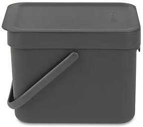 Brabantia Kôš Sort & Go 6L Šedá