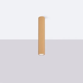 Sollux SL.1552 - Bodové svietidlo KARBON 1xGU10/10W/230V 40 cm zlatá