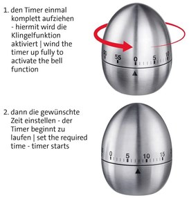 Minútka v striebornej farbe Tempus – Westmark