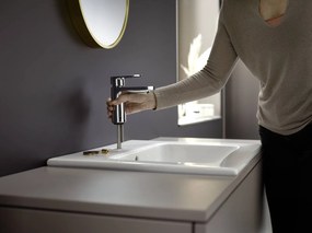 Hansgrohe Vernis Blend, umývadlová batéria 100 s výpustom, EcoSmart, chrómová, HAN-71551000