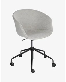YVETTE pracovná stolička Sivá - svetlá
