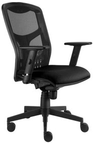 ALBA Kancelárska stolička YORK SIEŤ čalúnenie FILL čierna