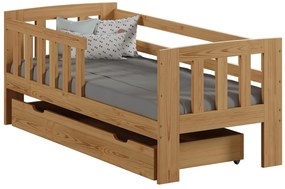 Detská posteľ ALA 70x160cm masív jelša