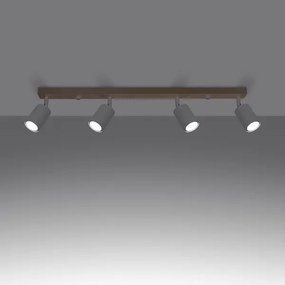 Sollux SL.1289 - Bodové svietidlo VERDO 4xGU10/10W/230V biela