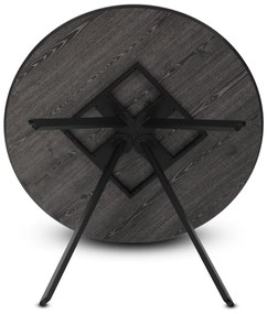 Okrúhly jedálenský stôl R5010 GREY, sivý dub