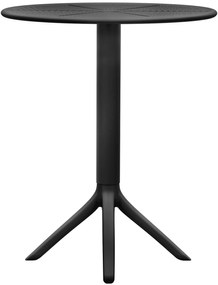 Okrúhly stôl Lacota 60 cm - čierna