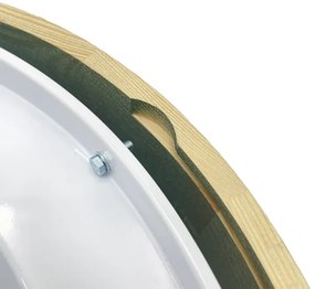 Brilagi - Stropné svietidlo PINO 1xE27/15W/230V borovica/zelená pr. 27,5 cm